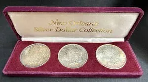 1883-1885 O 3 モルガン銀貨 - ニューオーリンズコレクション 素晴らしい色調