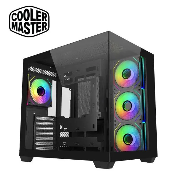 Cooler Master｜クーラーマスター ATX、Micro-ATX、Mini-ITX対応 ミドルタワー型PCケース Elite 681(ブラック) E681-KHNN-S00 返品種別B