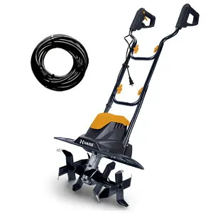 ★クーポンで16800円～＆P5倍★ハイガー 電動 コード式 耕うん機 ミニ耕うん機 家庭用 耕運機 作業幅360mm 作業深さ220mm 折りたたみ コンパクト HG-ETL36【1年保証】