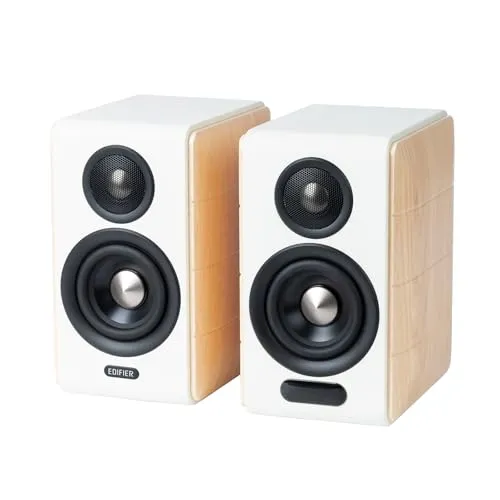 Edifier S880DB MKII ブックシェルフスピーカー「アップグレード」2.0 アクティブ Hi-Fi スピーカー 88W (RMS) Bluetooth V5.3 ハイレゾ リモコン付属 クラシックデザイン 木製