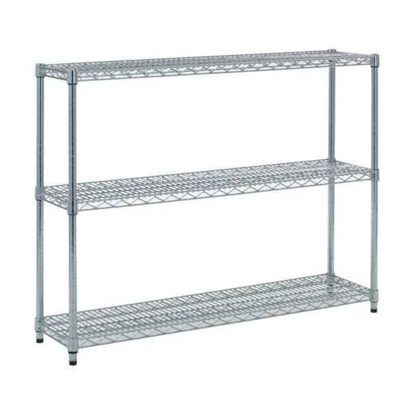 トラスコ ステンレス製メッシュラックＨ９２３ＸＷ１２０５ＸＤ３０５３段 TSM-3433