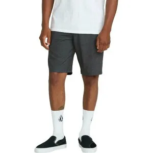 ボルコム メンズ ボトムス ハーフパンツ・ショーツ Volcom Mix Frickin Cross Shred 20 Short - Men's Antique Black ブラック