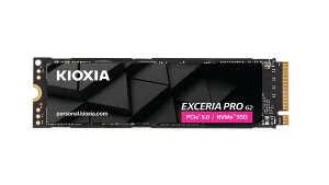 キオクシア KIOXIA 内蔵 SSD 1TB EXCERIA PRO G2 NVMe PCIe Gen5×4 M.2 Type 2280 (最大読込:14,400MB/s、最大書込:12,700MB/s) BiCS FLASH TLC LVE10Z1T02G8