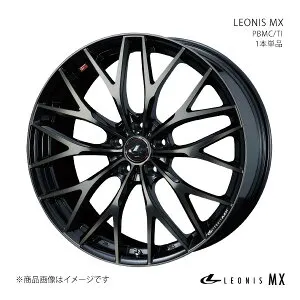 【16インチ 5H114.3 6.5J +40】ホイール1本単品 フロンクス WDB3S・WEB3S LEONIS MX パールブラックミラー 0039041