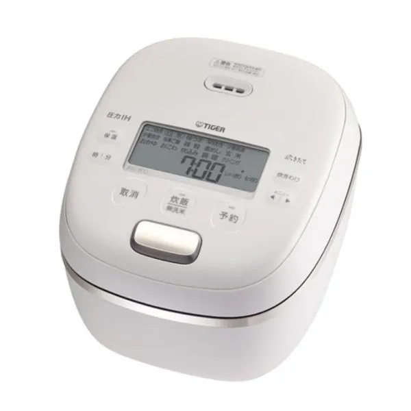 タイガー 圧力IHジャー ご泡火炊き 炊飯器 オフホワイト 5.5合 JRI-G100-WO