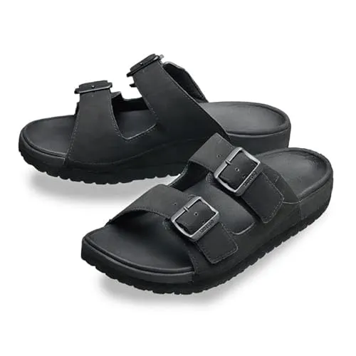 [シダス] 3D SANDAL FRIDAY（フライデー） Black27(EU43) リカバリー アーチサポート サンダル リラックス むくみ 冷え 衝撃吸収