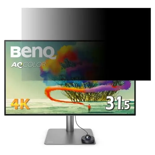 BenQ AQCOLOR PD3220U 31.5インチ 16:9 対応 覗き見防止フィルター プライバシーフィルター ブルーライトカット 反射防止 PC パソコン モニター のぞき見防止 画面保護フィルム 保護シート 着脱簡単 両面使用