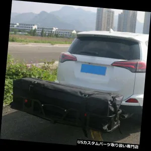 カーゴ ルーフ キャリア ブラックウォータープルーフ tオックスフォード生地の貨物用キャリアバッグ - 145cm x 50cm x 40cm Black Water-resistant Oxford Fabric Cargo Carrier Bag - 145cm x 50cm x 40cm 【並行輸入品