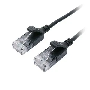 【5個セット】 MCO CAT.6A LANケーブル スリム ブラック 5m C6A-S05BKX5 | ケーブル 関連単語 HDMI VGA インターフェース ディスプレイ パソコン DVD アナログ デジタル usb PC 周辺機器 アクセサリー 転送