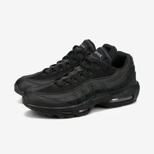 NIKE AIR MAX 95 ESSENTIAL ナイキ エア マックス 95 エッセンシャル メンズ スニーカー ローカット BLACK/BLACK/DARK GREY ブラック グレー 定番モデル CI3705-001