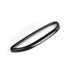 カーボンファイバー調 センター コンソール カバー トリム デカール 適用: ポルシェ マカン 2014-2017 ABS 1ピース AL-EE-4341 AL Interior parts for cars