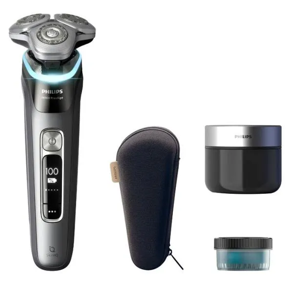 フィリップス メンズシェーバー(回転刃)(自動洗浄器付)(ダークグレイ) PHILIPS Shaver i9000 Prestige (i9000 プレステージ) XP9202/20 返品種別A
