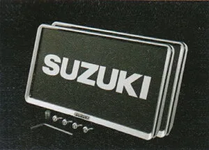 SUZUKI スズキ 純正 アクセサリー WAGONR ワゴンR ワゴンRスティングレーナンバープレートリム＆ナンバープレートロックボルトセット【99000-99069-460】(9911D-63R10-000) MH35S MH55S パーツ オプション