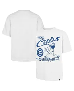 47 ブランド メンズ トップス Tシャツ '47 Brand Men's White Chicago Cubs Regional Batter Foundation T-Shirt White ホワイト