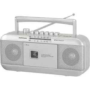 オーム電機 RCS-551Z [AudioComm ステレオラジオカセットレコーダー シルバー]