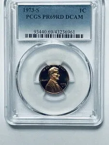 1973年-S リンカーン メモリアル リバース セント PCGS PR69RD DCAM-