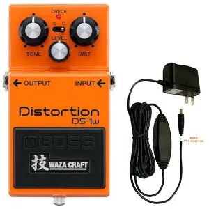 BOSS ボス DS-1W WAZA CRAFT Distortion ディストーション + 純正アダプター PSA-100S2 セット
