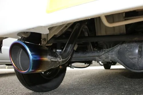 【Amazon限定セール】エブリィ バン マフラー HBD-DA17V EBD-DA64V GBD-DA64V HBD-DA64V 2WD 4WD NA車 ステンレス SUS 1本出し ブルーカラー カーパーツ 自動車 アクセサリー カスタム 車用品 EV