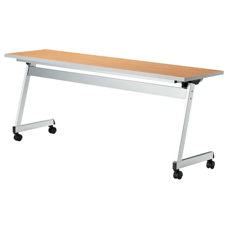 LCL 会議用テーブル スタッキングテーブル 折りたたみ キャスター付き セミナーテーブル アジャスト機能付き 幅1500×奥行450×高さ720mm パネルなし LCL-1545H