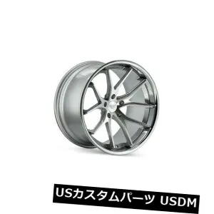 海外輸入ホイール 20x11.5 Ferrada FR2 5x114 ET30マシンシルバーホイール（4個セット） 20x11.5 Ferrada FR2 5x114 ET30 Machine Silver Wheels (Set of 4) 【並行輸入品】