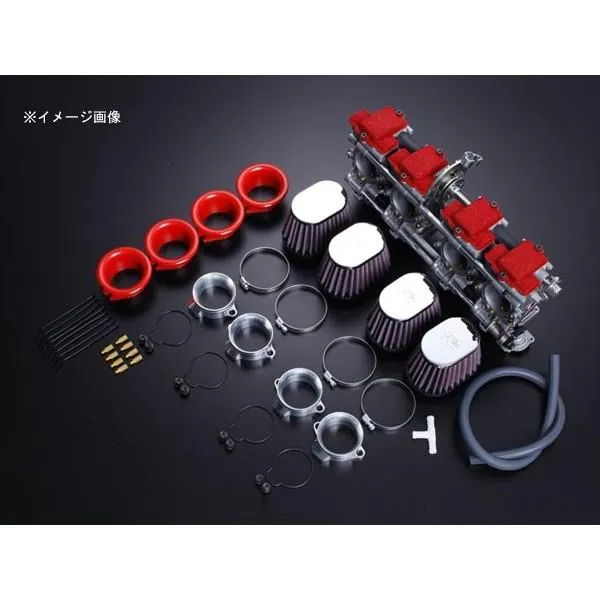 ヨシムラ Z1用 KEIHIN FCR-MJN35キャブレター(シルバーボディ)/POWER FILTER仕様 749-291-4500