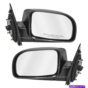 USミラー 新しいペアセットパワーサイドビューミラーグラスハウジング2007-2012ヒュンダイサンテFE New Pair Set Power Side View Mirror Glass Housing for 2007-2012 Hyundai Sante Fe【並行輸入品】