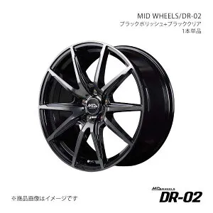 【15インチ 5H100 6.0J +45】アルミホイール1本 インプレッサスポーツワゴン GG系 2000/8～2007/5 MID WHEELS/DR-02 BPC V99A560533450331