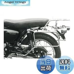 【送料無料】ヘプコ&ベッカー(Hepco&Becker) トップ&サイドケースキャリア 車種専用 W650(99-06)/W800(11-16) クローム 1セット 650284-0002