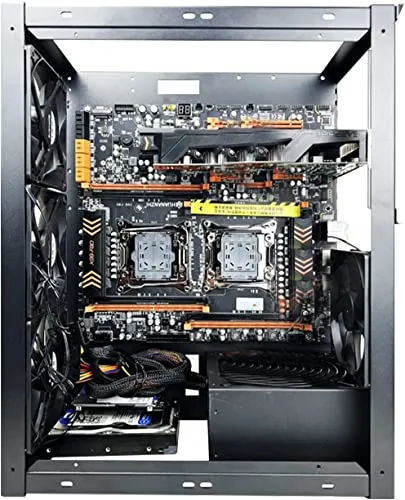 オープンシャーシ DIY コンピュータ ケース ATX 開放式 マザーボード ホルダー マザーボード ケース ATX/M-ATX/ITXオープンシャーシ PC フレーム シャーシ 鋼板 冷却ラック 耐久性 防錆処理 変形せず 強力な冷却システム 取り付け簡