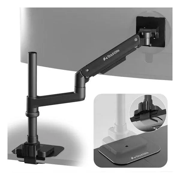 Bauhutte バウヒュッテ タフモニターアーム ブラック BMA-1TG-BK(2648344)