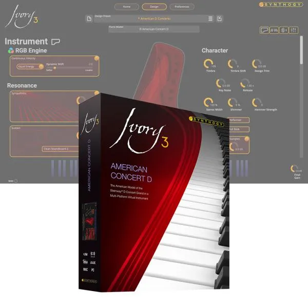 Synthogy Ivory 3 American Concert D [メール納品]