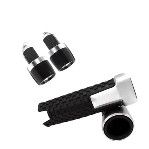 TRK502 ため TRK502X TRK 702 251 800 502 502X オートバイハンドルバーハンドグリップハンドルバーエンドキャップ バーエンド(Silver-A)