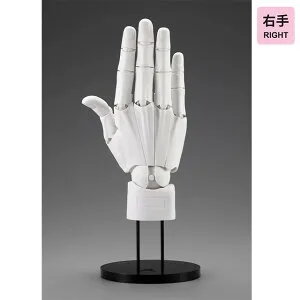 【在庫あり!!】コトブキヤARTIST SUPPORT ITEM ハンドモデルMEN'S/R -WHITE-(右手)