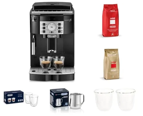 De'Longhi (デロンギ) 全自動コーヒーマシン マグニフィカS ECAM22112B エントリーセット