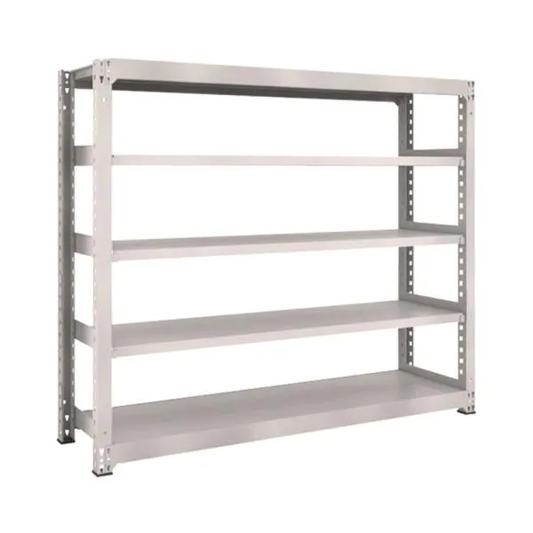 本体 TRUSCO M3型中量棚 幅1800×奥行471×高さ1500mm 5段 単体 ネオグレー 505-9364