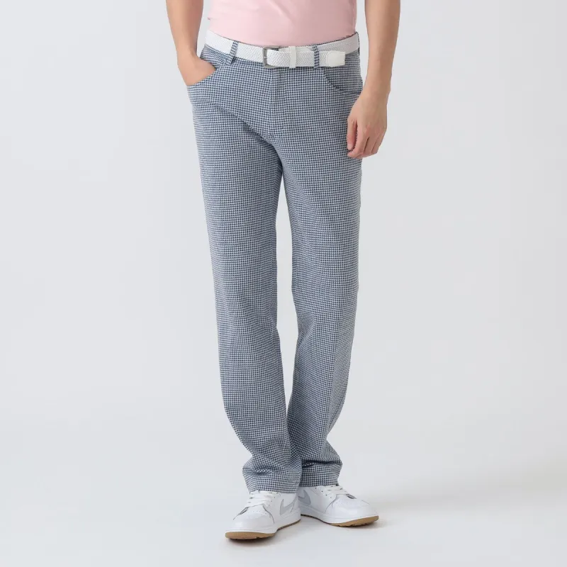 [2026年春夏モデル] ビームスゴルフ BEAMS GOLF PURPLE LABEL PURPLE LABEL ギンガムチェック 7ポケット パンツ ネイビー 79 メンズ