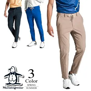 【セール/50％OFF】T/Cウェザーパンツ〔ストレッチ〕 【74-78/79-83/84-88/89-94/95-100cm：メンズ】マンシングウェア マンシング マンシングウエア Munsingwear ゴルフウェア パンツ メンズ【春夏モデル