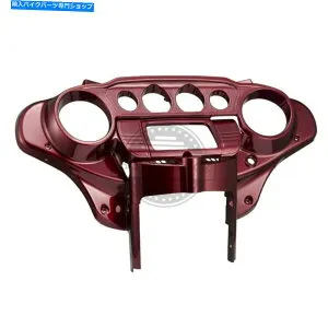 Inner Fairing ベロシティレッドサングローバットウィングインナースピードメーターカウルフェアリング2014+ハーレーツーリング Velocity Red Sunglo Batwing Inner Speedometer Cowl Fairing 2014+ Harley Touring【並