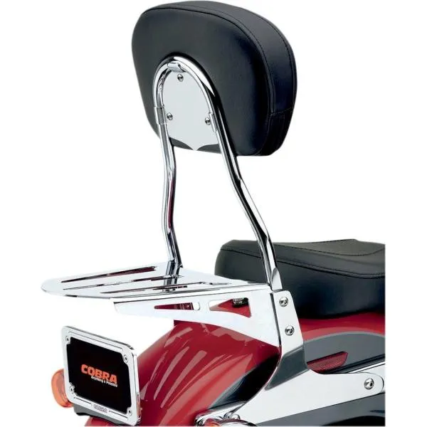 COBRA コブラ Round Sissy Bar Type：Standard(Height Imperial：17”)［1501-0370］ Street Bob FXDB Super Glide Custom EFI FXDCI FXDI バックレスト 外装