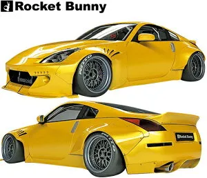 【M's】日産 Z33 フェアレディZ (2002y-2008y) Rocket Bunny ワイドボディキット 4点(FB+FF+RF+RD)／／FRP製 TRA京都 ロケットバニー ロケバニ パンデム PANDEM エアロ ワイドフェンダー オーバーフェンダー フ