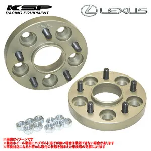 【 レクサス LS500h 型式 GVF50/GVF55 年式 2017/8-2023/9 ≪ PCD:120 5H M14-P:1.5 ≫ ハブ径:60Φ ※ボルト留車不可 】≪ KSP REAL リアル ワイドトレッドスペーサー ジュラルミン製 ≫【 厚み 17mm/20mm 】≪ KS-5215