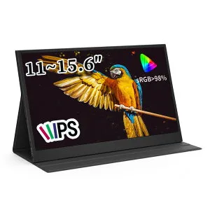 モバイルモニター 15.6インチ 1080PフルHD ディスプレイ 14inch 超薄型 超軽量 VESA対応 コスパ 高画質 デュアルモニター サブモニター ゲーミングモニター ポータブルモニター 外付けモニター リ