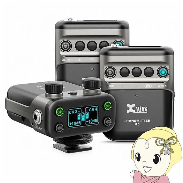 XVIVE エックスバイブ WIRELESS SYSTEM ワイヤレスマイクシステム U5T2