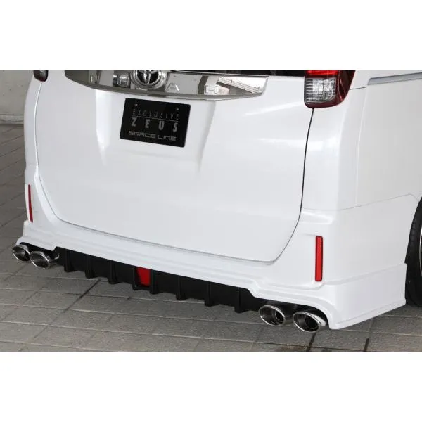 M'z SPEED リアアンダースポイラー 塗分塗装(070/202) FRP ノア ZWR80G H26.1～H29.7 ハイブリッドG/X MC前 ICS付除く グレースライン 3173