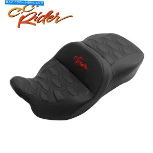 Seats C.C.ハーレーツアーに適したライダードライバーの助手席ウルトラリミテッド09-22 C.C. RIDER Driver Passenger Seat Fit For Harley Touring Ultra Limited 09-22【並行輸入品】