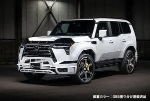 [レクサス GX550 version L]ラヴライン フロント・リアセット【ABS製】エムズスピード M'z SPEED mzspeed 外装パーツ カスタム エアロパーツ ドレスアップ