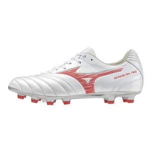 ミズノ (MIZUNO) サッカー スパイク モナルシーダNEO III WIDE PRO ユニセックス (24ss) ホワイトパール×レッド 3E相当 P1GA242360【KS】【SS0120】【SS260350】