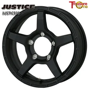 16インチ 5.5J 5H139.7 +20 トレジャーワン ジャスティス05 MB アルミホイール単品 4本（1台分）送料無料