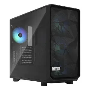 【25日は24時間限定クーポン配布】Fractal Design フラクタルデザインミドルタワー型PCケース Meshify2RGB BLACK TG Light Tint FDCMES2A06(2544791)代引不可 送料無料