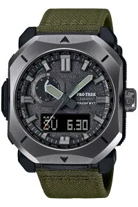 [カシオ] 腕時計 プロトレック 【国内正規品】Climber Line 電波ソーラー CORDURAre/corTM採用 PRW-6900YB-3JF メンズ カーキ